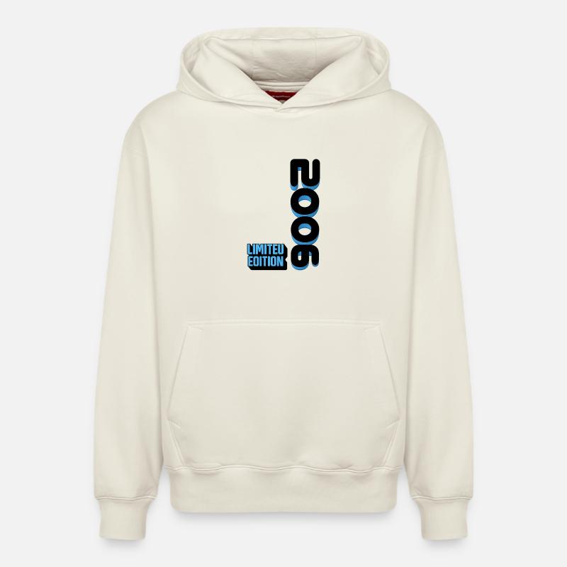 Édition limitée 2006 - Sweat à capuche unisexe décontracté en coton biologique – de SPREAD - blanc cassé