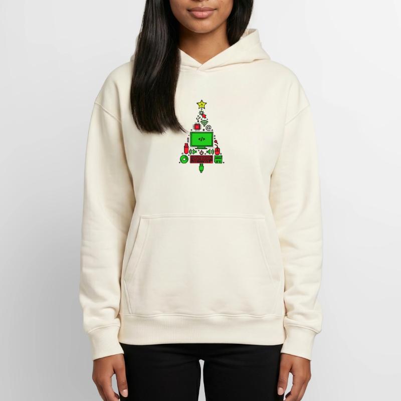 Code Computer Code Debug Scripting Programmer Relaxed Unisex Organic Hoodie – by SPREAD