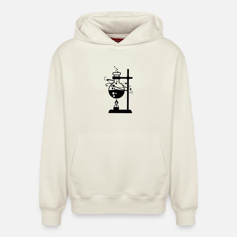 Labor - Relaxed Unisex Organic Hoodie – von SPREAD - Naturweiß