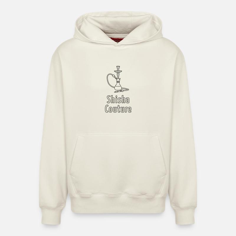 Shisha Couture - Sweat à capuche unisexe décontracté en coton biologique – de SPREAD - blanc cassé