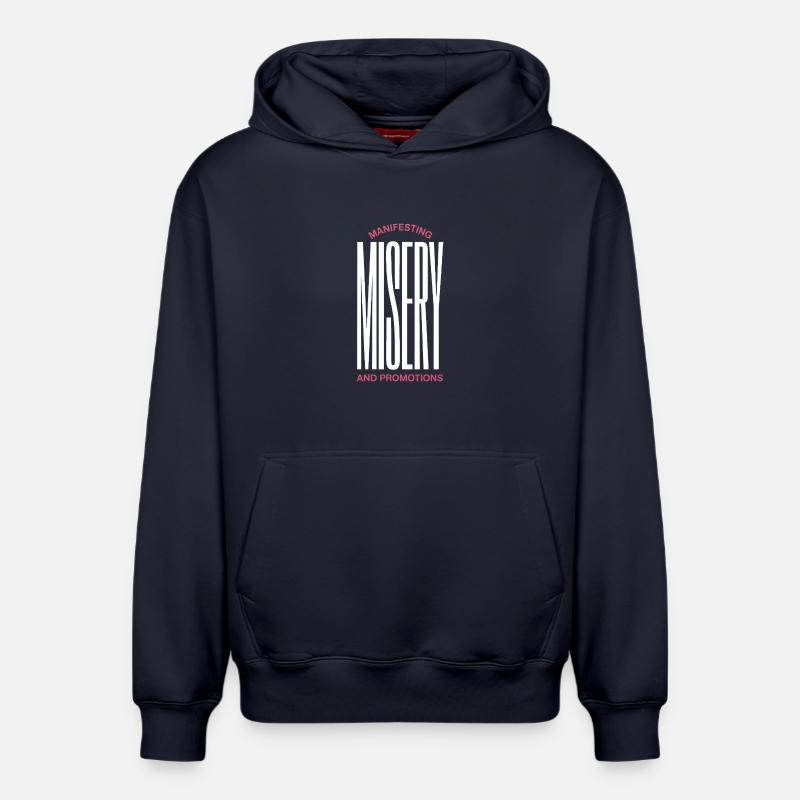 Magie de manifestation - Sweat à capuche unisexe décontracté en coton biologique – de SPREAD - bleu marine