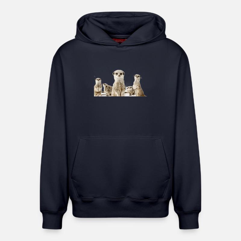 Erdhörnchen - Relaxed Unisex Organic Hoodie – von SPREAD - Navy