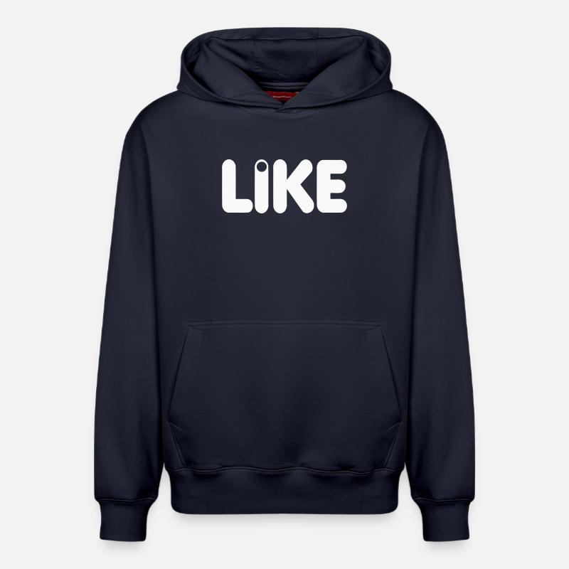 COMME - Sweat à capuche unisexe décontracté en coton biologique – de SPREAD - bleu marine