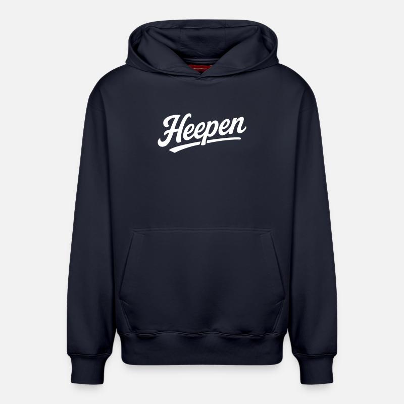 Heepen Bielefeld #heepenstyle - Sweat à capuche unisexe décontracté en coton biologique – de SPREAD - bleu marine