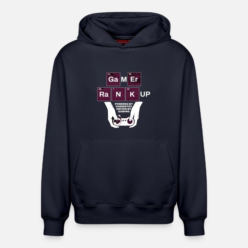 Jeu Rank Up Chem Controller - Sweat à capuche unisexe décontracté en coton biologique – de SPREAD - bleu marine