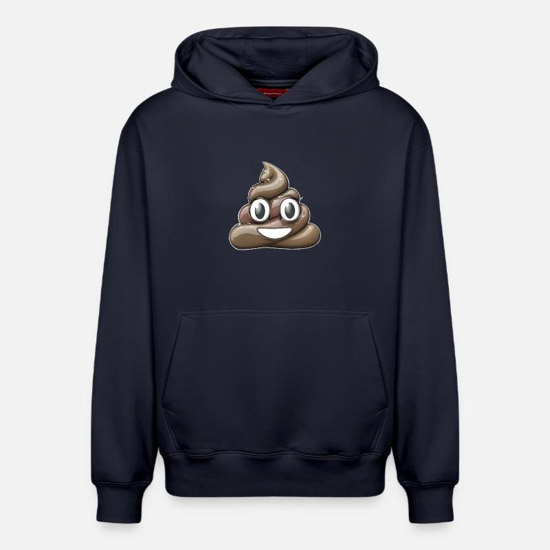 Caca ludique avec des étincelles - Sweat à capuche unisexe décontracté en coton biologique – de SPREAD - bleu marine