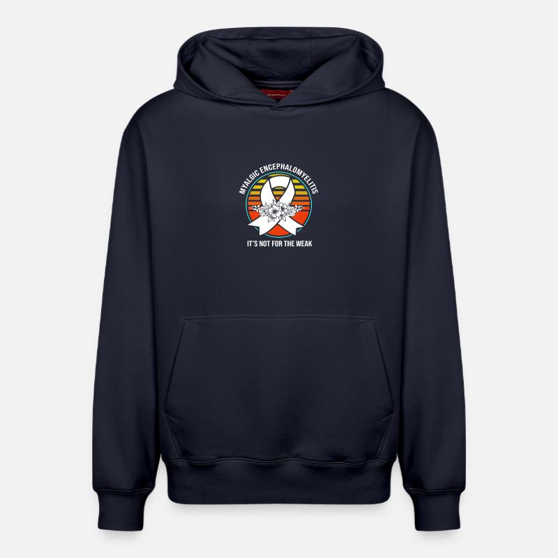 EM SFC - Sweat à capuche unisexe décontracté en coton biologique – de SPREAD - bleu marine