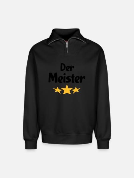 Funny gifts for the - Relaxed Unisex Organic Half Zip Sweatshirt – by SPREAD - black