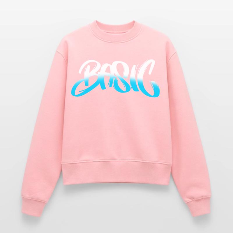 BASIC Graffiti Gradient Relaxed Women's Organic Sweatshirt – by SPREAD