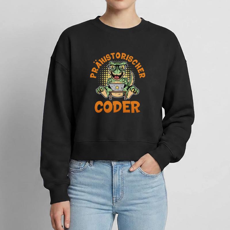 Programmation PRÉHISTORIQUE : Divertissement du CODER Sweat femme décontracté en coton biologique – de SPREAD