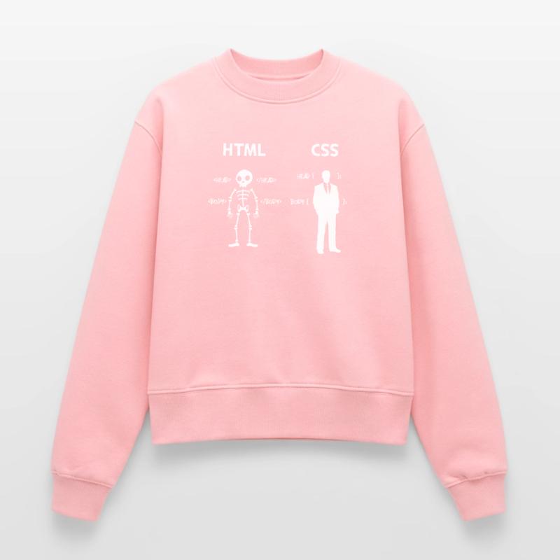 Code Css C++ Php Java Développeur Code Scripting Sweat femme décontracté en coton biologique – de SPREAD