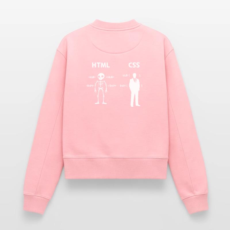 Code Css C++ Php Java Développeur Code Scripting Sweat femme décontracté en coton biologique – de SPREAD