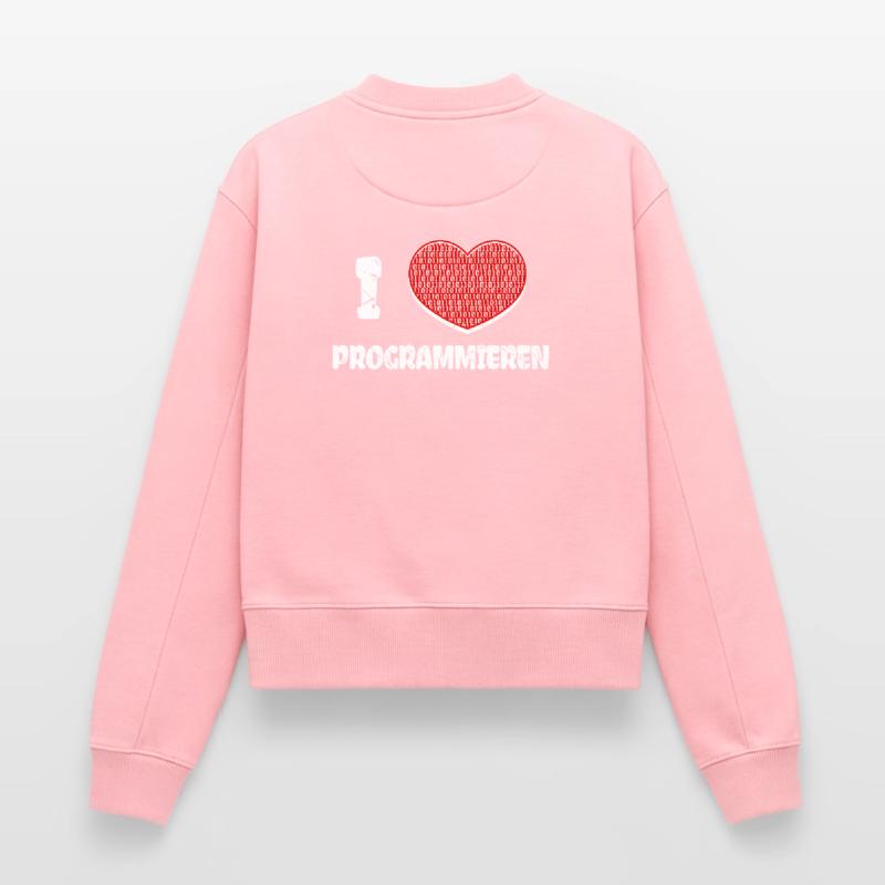 Developer Heart Programmer Statement Computer Science Relaxed Women's Organic Sweatshirt – by SPREAD