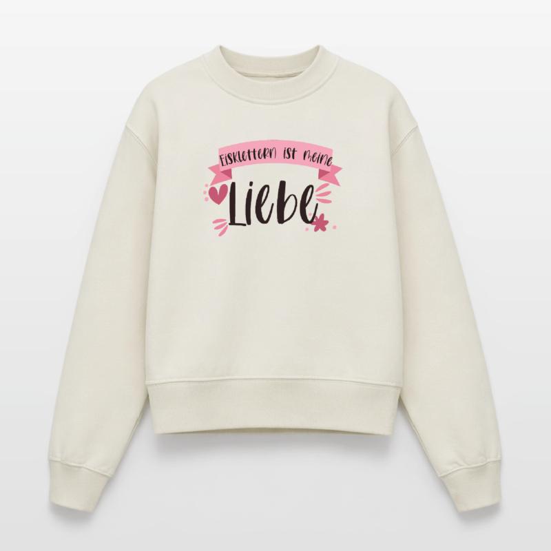Eisklettern Klettern Eispickel Winter Eis Geschenk Relaxed Frauen Organic Sweatshirt – von SPREAD