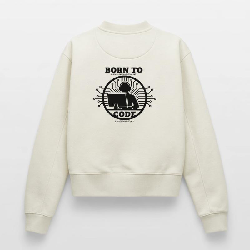 Programmierer, der zum Programmieren geboren wurde Programmierer Relaxed Frauen Organic Sweatshirt – von SPREAD