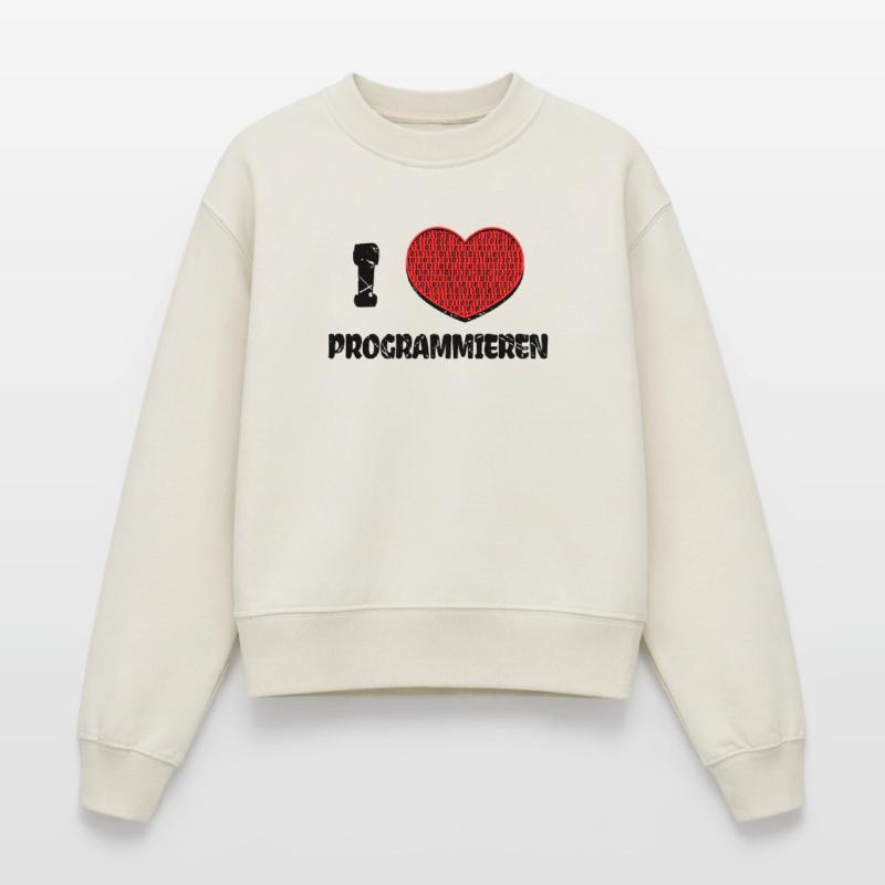 Developer Heart Web Developer Statement Computer Relaxed Women's Organic Sweatshirt – by SPREAD
