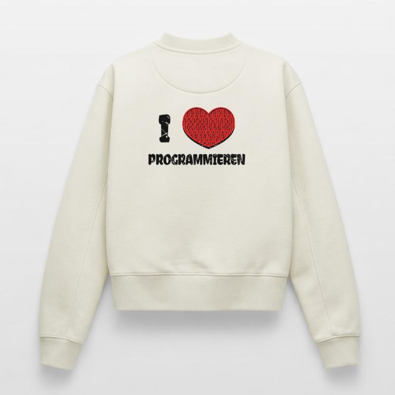 Developer Heart Web Developer Statement Computer Relaxed Women's Organic Sweatshirt – by SPREAD