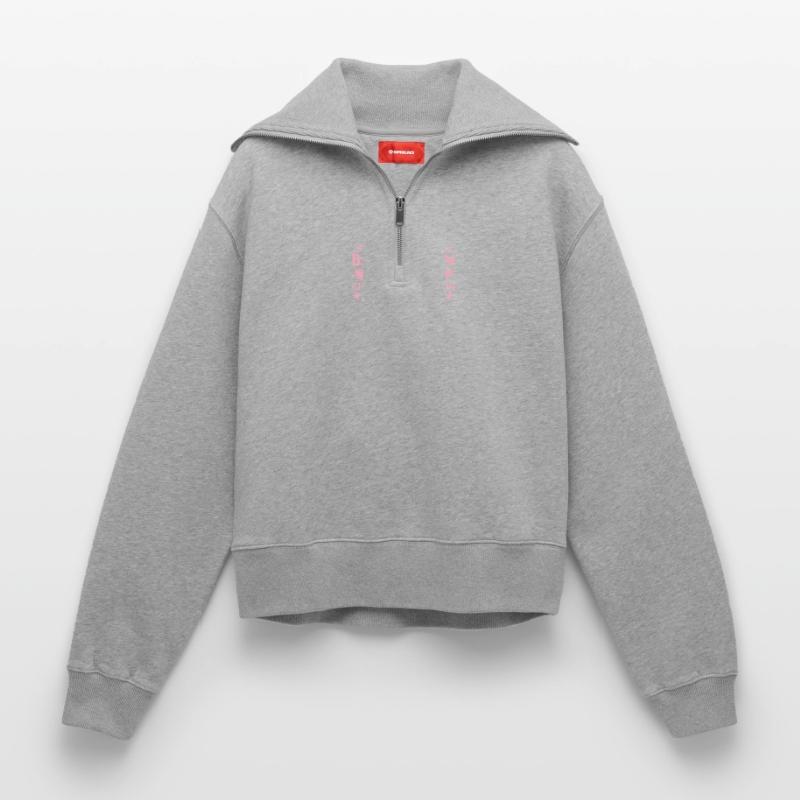 Chef de construction ou maître constructeur - Constructeur Sweat femme décontracté à demi-zip – de SPREAD