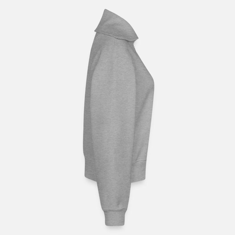 Niedlicher Drache Relaxed Frauen Half Zip Sweatshirt – von SPREAD