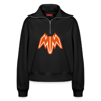 Pedstatt Logo 01 - Relaxed Frauen Half Zip Sweatshirt – von SPREAD