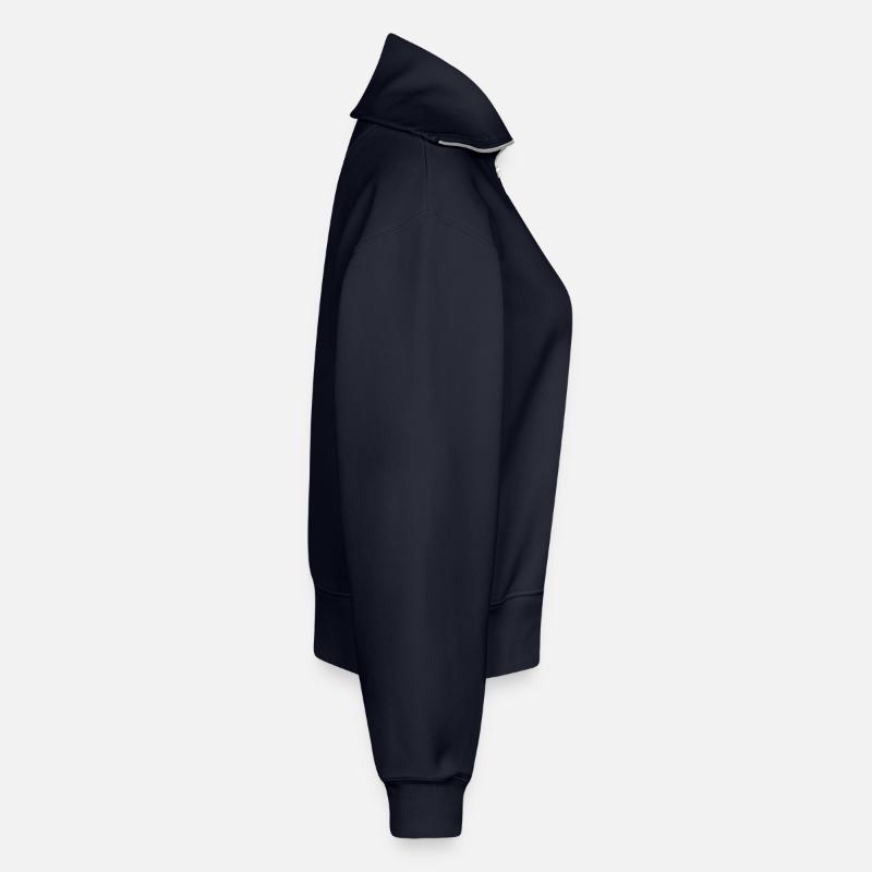 Kamel Cool Relaxed Frauen Half Zip Sweatshirt – von SPREAD