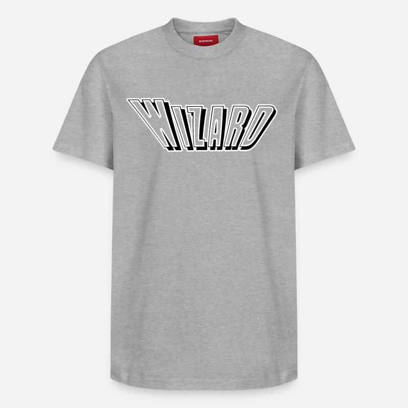 Wizard - Relaxed Unisex Supima Cotton T-Shirt – von SPREAD - Grau meliert