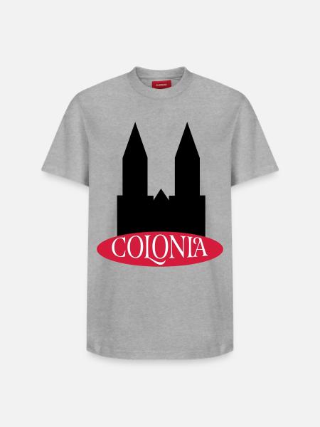 Cologne - T-shirt unisexe décontracté en coton Supima – de SPREAD - gris chiné