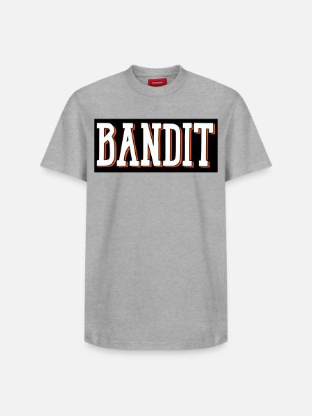 bandit dieb ganowe - Relaxed Unisex Supima Cotton T-Shirt – von SPREAD - Grau meliert