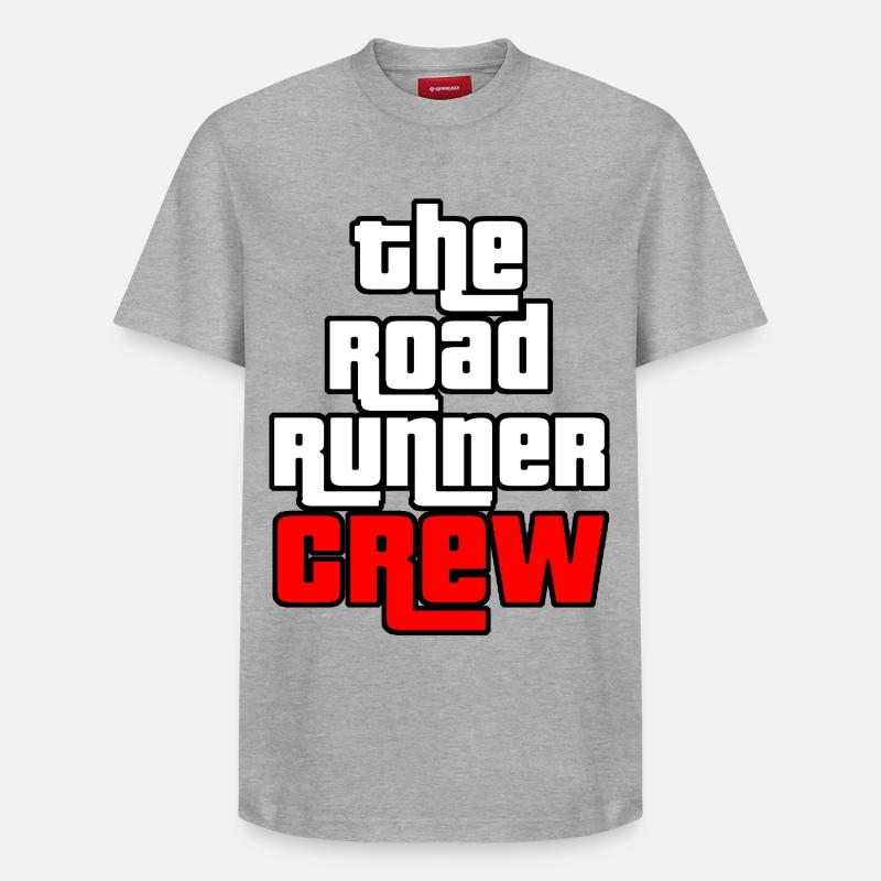 TRRCrew GTA 2 - T-shirt unisexe décontracté en coton Supima – de SPREAD - gris chiné