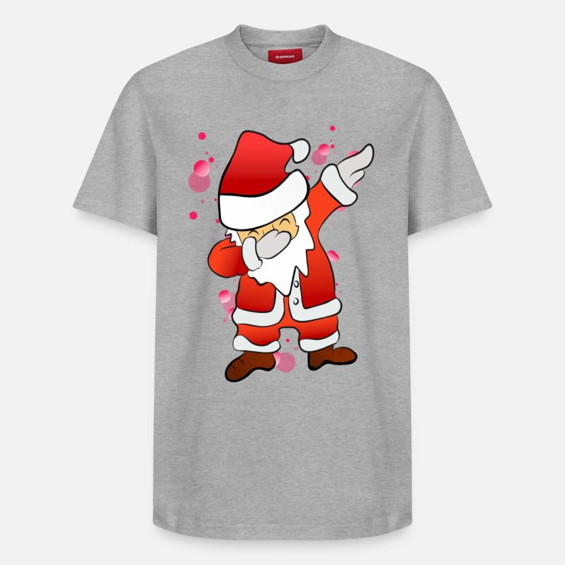 Dabbing Nicholas - Relaxed Unisex Supima Cotton T-Shirt – by SPREAD - heather grey