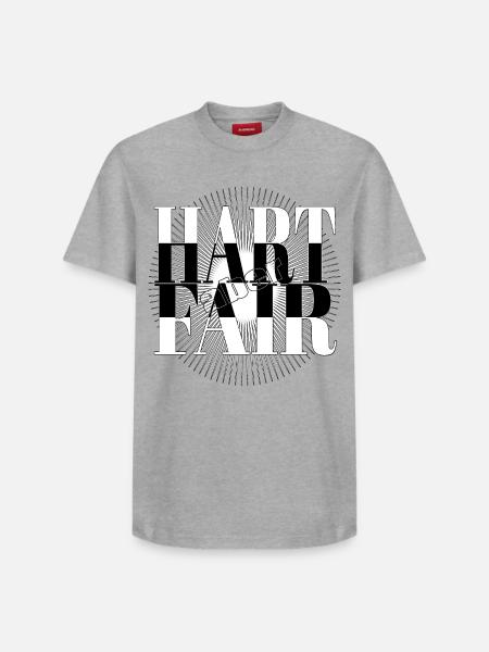 DUR mais JUSTE - T-shirt unisexe décontracté en coton Supima – de SPREAD - gris chiné