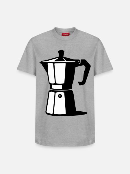 Espresso pot - Relaxed Unisex Supima Cotton T-Shirt – by SPREAD - heather grey
