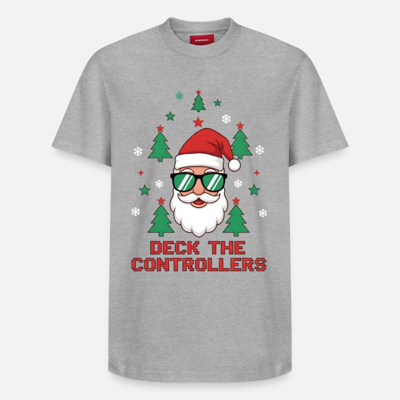 Decken Sie die Controller aus - Relaxed Unisex Supima Cotton T-Shirt – von SPREAD - Grau meliert