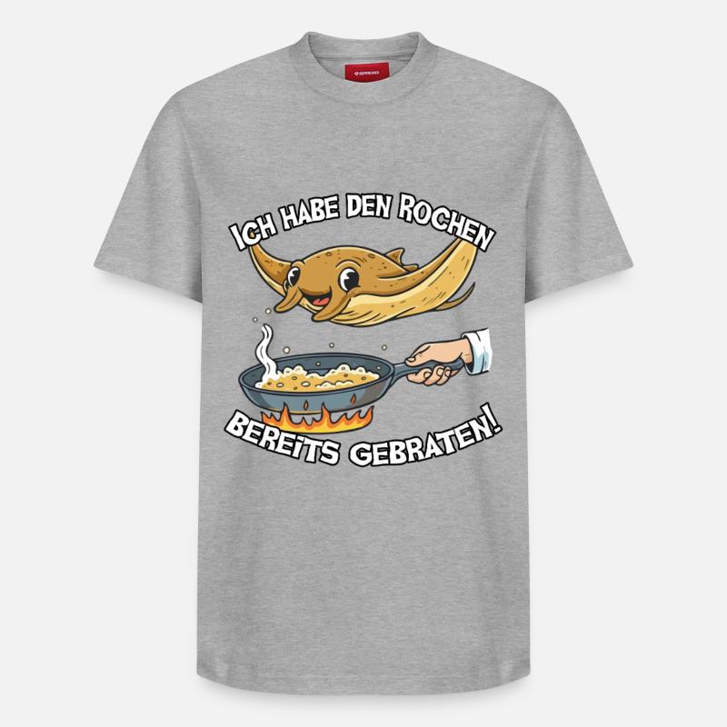 J’ai déjà grillé le rayon - T-shirt unisexe décontracté en coton Supima – de SPREAD - gris chiné