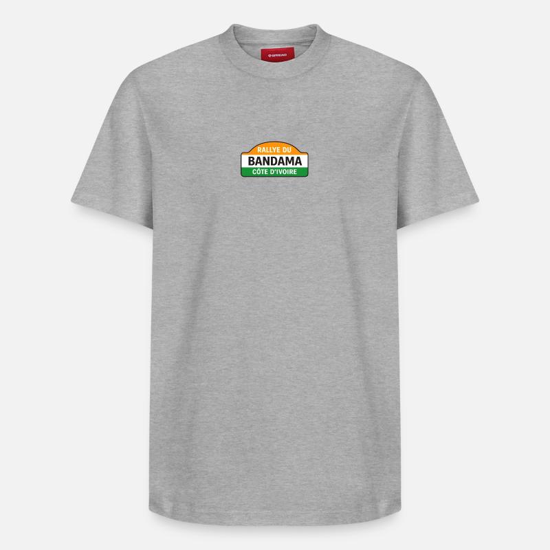 BANDAMA - T-shirt unisexe décontracté en coton Supima – de SPREAD - gris chiné