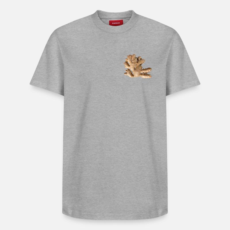 Gingembre - T-shirt unisexe décontracté en coton Supima – de SPREAD - gris chiné