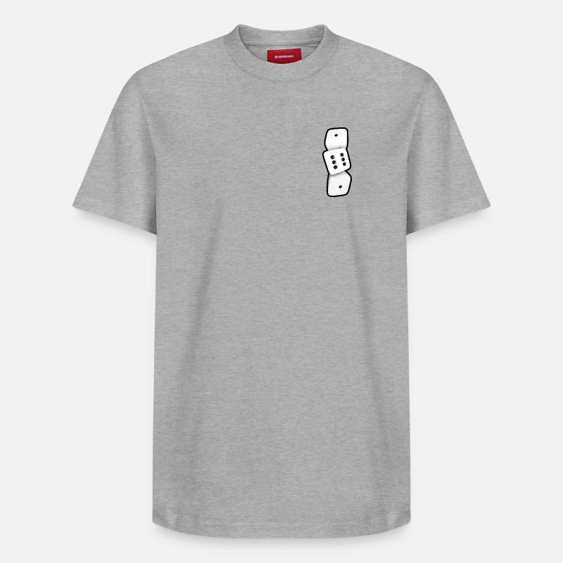 161 cubes - T-shirt unisexe décontracté en coton Supima – de SPREAD - gris chiné