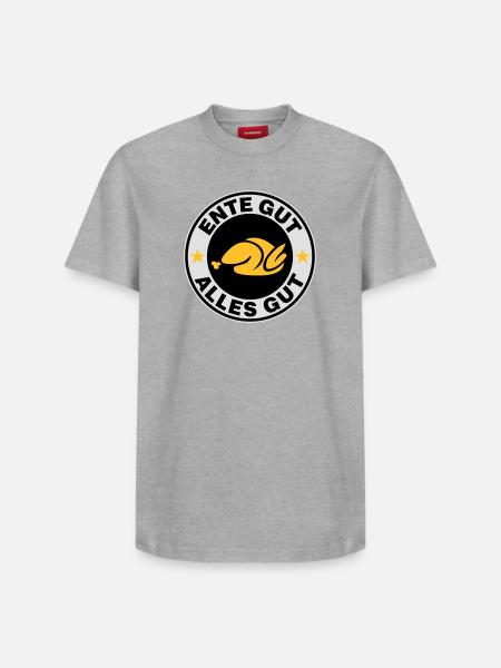 Ente gut alles gut - Relaxed Unisex Supima Cotton T-Shirt – von SPREAD - Grau meliert