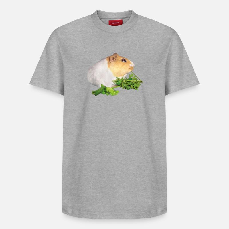 Cobaye Rossi 1 - T-shirt unisexe décontracté en coton Supima – de SPREAD - gris chiné
