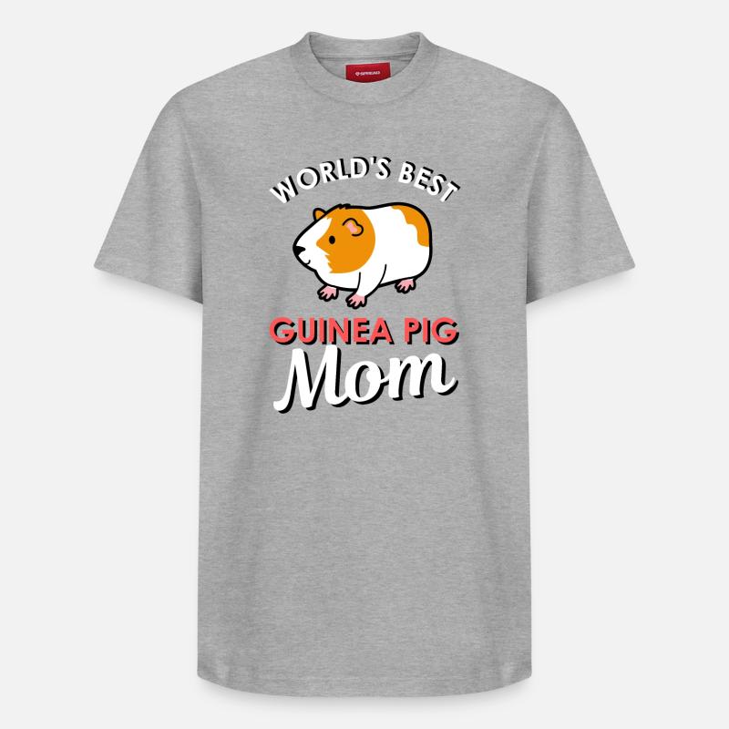 Cobaye - T-shirt unisexe décontracté en coton Supima – de SPREAD - gris chiné