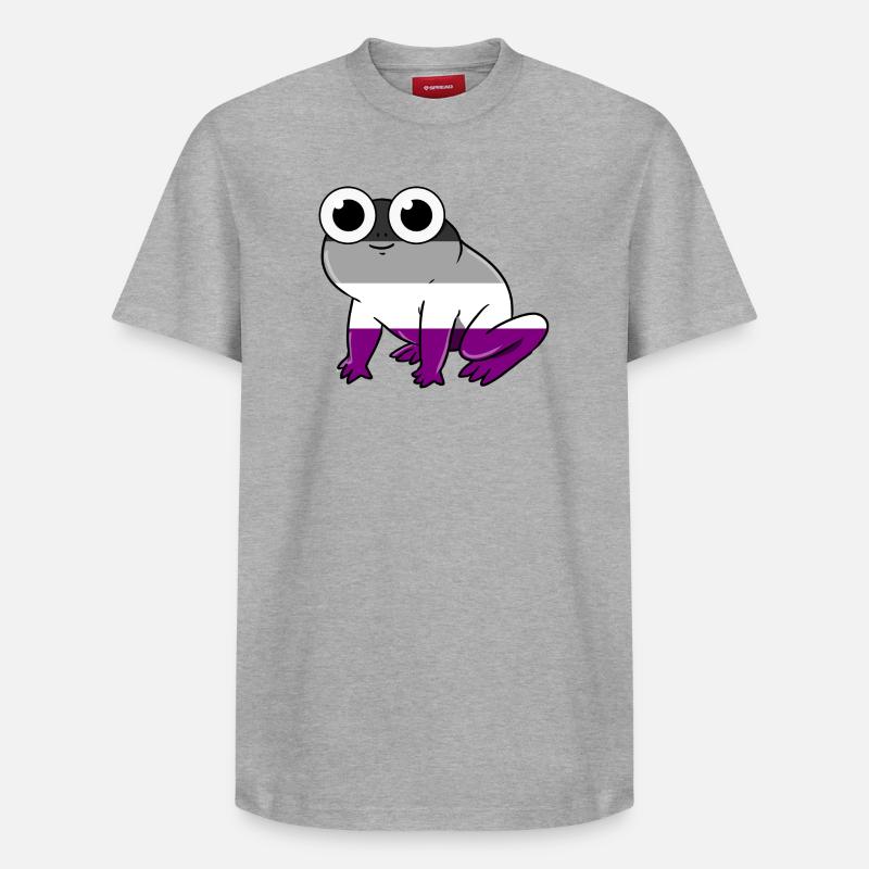 Grenouille Ace Pride - T-shirt unisexe décontracté en coton Supima – de SPREAD - gris chiné