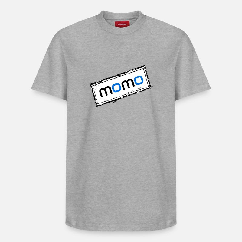 Momo - T-shirt unisexe décontracté en coton Supima – de SPREAD - gris chiné