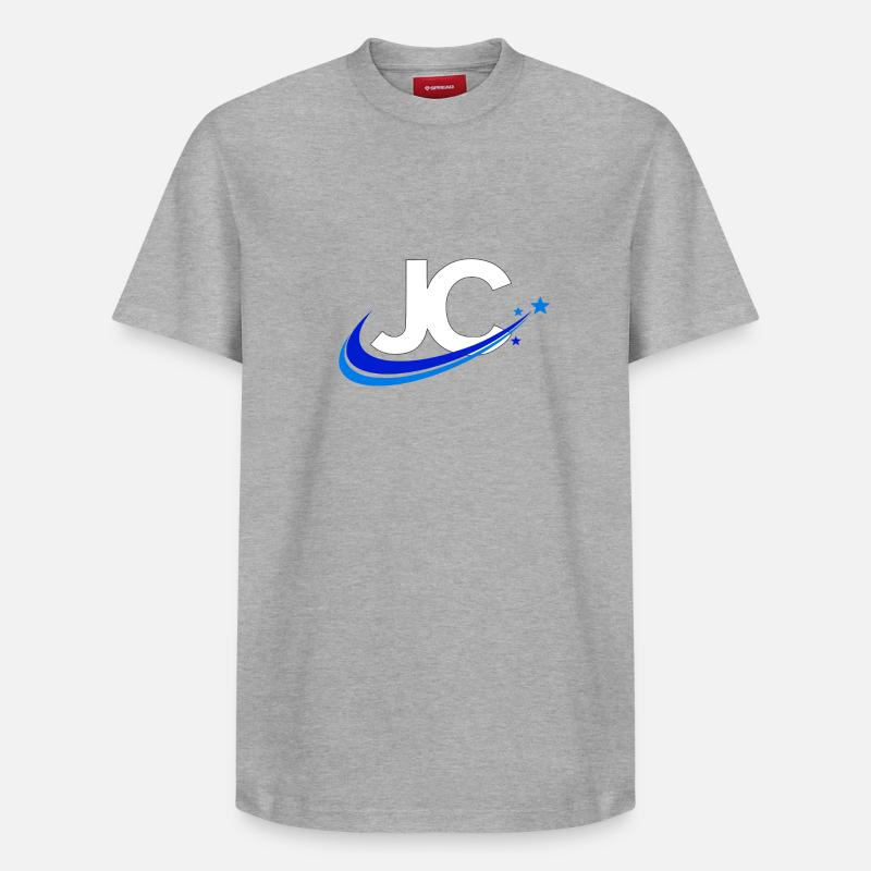 JC - T-shirt unisexe décontracté en coton Supima – de SPREAD - gris chiné