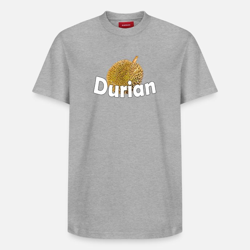 Durian - T-shirt unisexe décontracté en coton Supima – de SPREAD - gris chiné