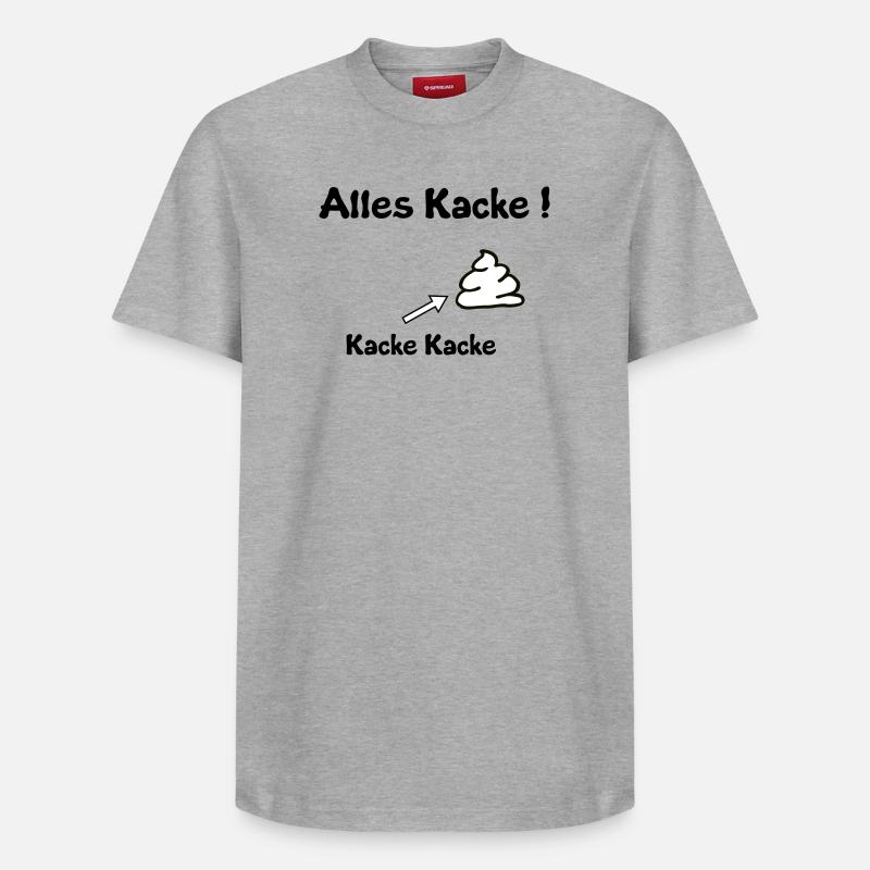 Tout est nul - T-shirt unisexe décontracté en coton Supima – de SPREAD - gris chiné