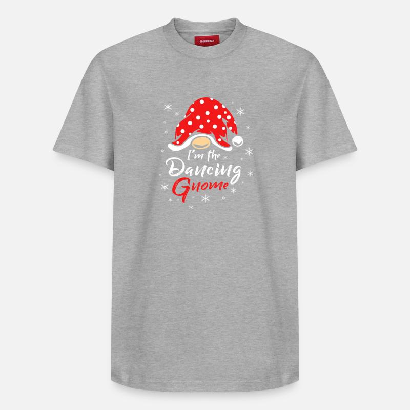 Danse des gnomes - T-shirt unisexe décontracté en coton Supima – de SPREAD - gris chiné