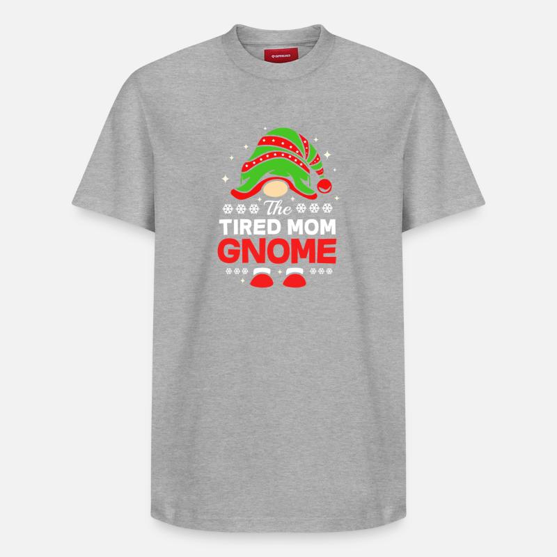 Gnome Maman Maman - T-shirt unisexe décontracté en coton Supima – de SPREAD - gris chiné