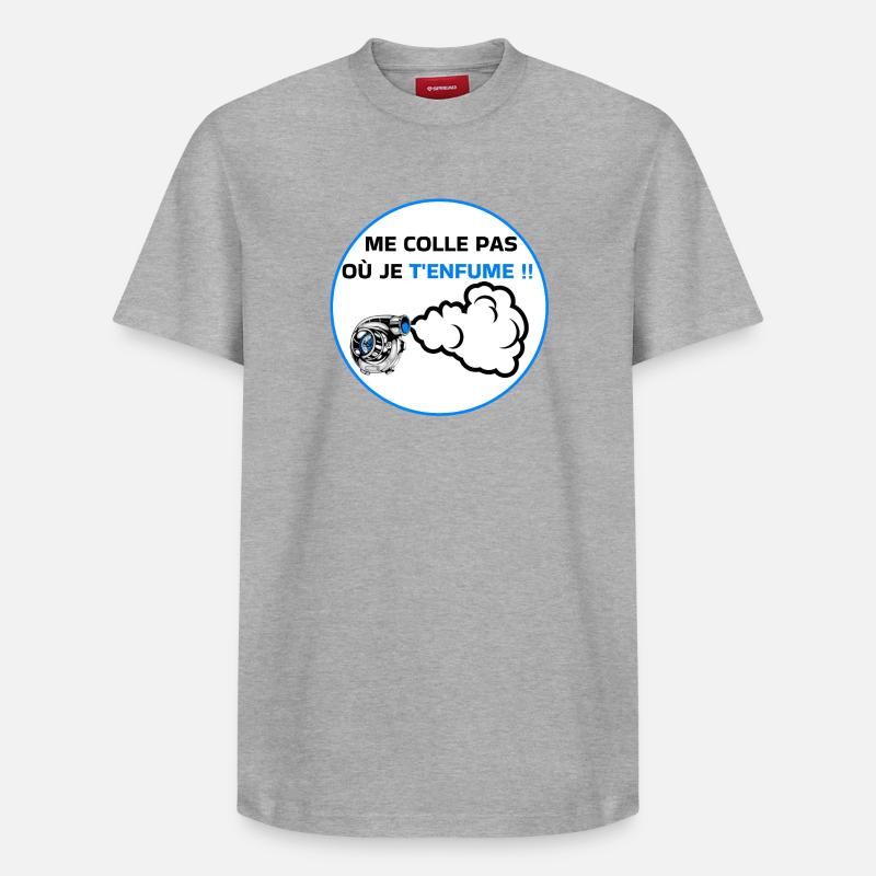 Auto - Relaxed Unisex Supima Cotton T-Shirt – von SPREAD - Grau meliert