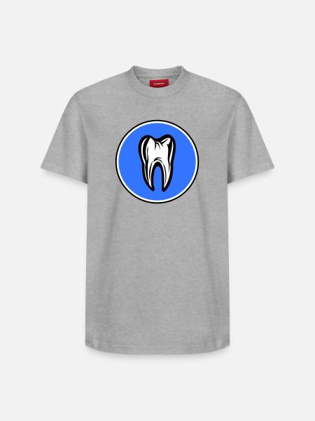 Tooth Dental Dentist Icon - Relaxed Unisex Supima Cotton T-Shirt – by SPREAD - heather grey