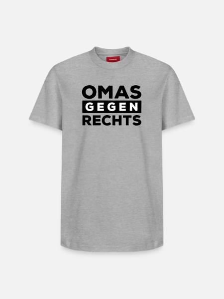 Omas gegen Rechts - Relaxed Unisex Supima Cotton T-Shirt – von SPREAD - Grau meliert